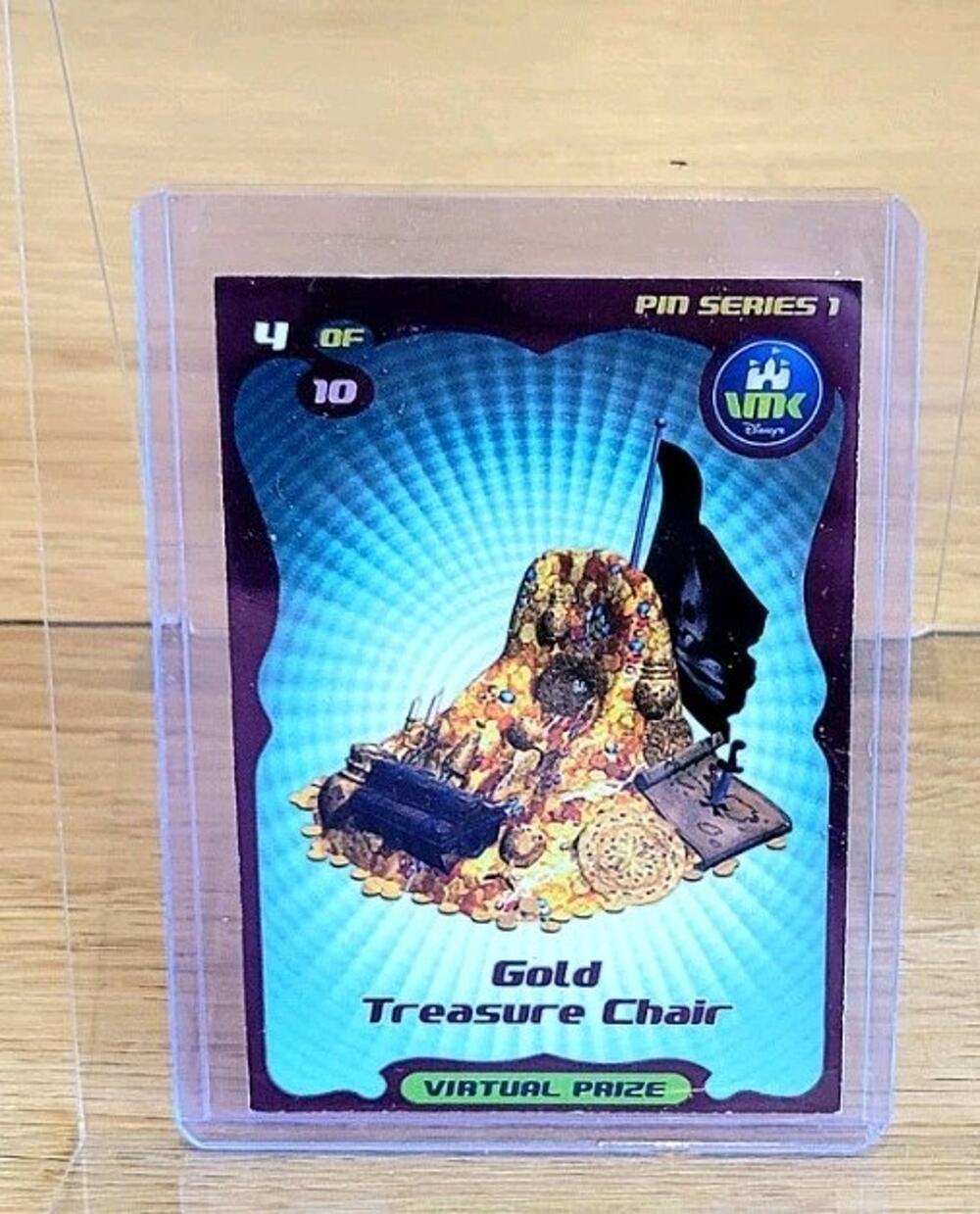 Rare Virtual Magic Kingdom VMK Pirate Gold Treasure Chair